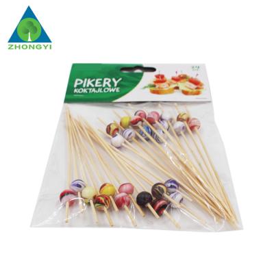 China Disposable Christmas Decoration Supplies Type Fruit Toothpicks, Decorative Sticks, Food Picks for sale