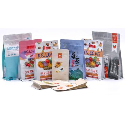 China Recyclable Custom Printed Stand Up Food Packaging Ziplock Bag With Zip Lock for sale