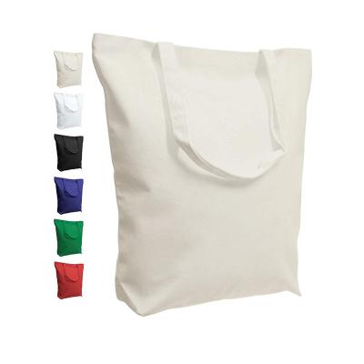 China Eco-friendly 100% Cotton Tote Shopping Bag Canvas Bag Reusable Bags With Logo for sale