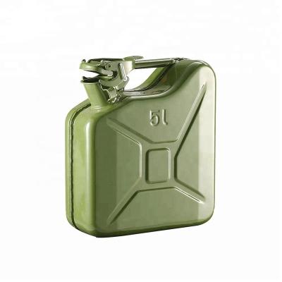 China Petrol Style 5L 10L 20L Military Style Stainless Steel Gasoline Jerry Can for sale