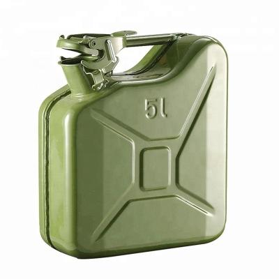 China American Style Gasoline 5L 10L 20L Stainless Steel Gasoline Mini Military Portable Oil Jerry Can for sale