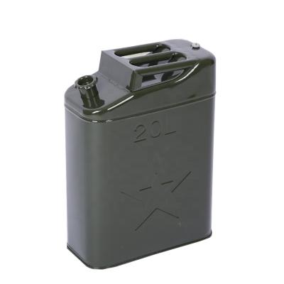 China Petrol Iron Jerry Can Gas Diesel Petrol Fuel Tank Oil Container for sale