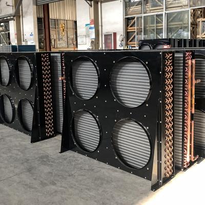 China Refrigeration Parts Low Price Mini Air Cooled Condenser Cold Storage Room Refrigeration Equipment Condenser For Sale for sale