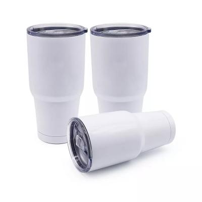 China Viable Wholesale 20oz 30oz Insulated Stainless Steel Leakproof Coffee Insulated Travel Mug Tumbler Sublimation for sale