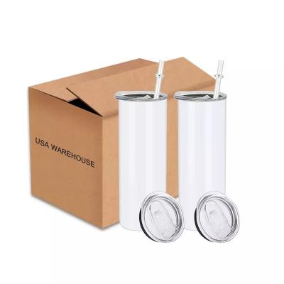 China Amazon Sustainable Hot Selling 20oz Stainless Steel Lean Straight Sublimation Masks Double Wall Insulated Water Bottle Tumbler for sale