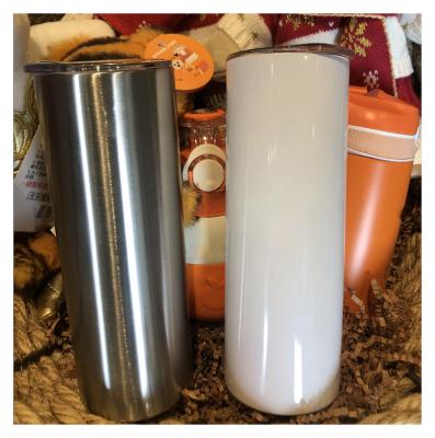 China Sustainable Wholesale Lean Sublimation Stainless Steel Tumbler Insulated Mug With Lid Straw for sale