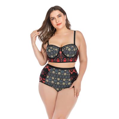 China Plus Size Odm Leopard Bikinis Bikini Swimwear Swimwear Designers Black 2022 Cover Up Biquini Plus Size for sale