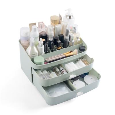 China Viable Large Capacity Multi-layer Drawer Storage Cosmetics Desktop Storage Box for sale