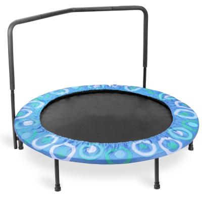 China Free Wholesale Cheap Indoor Blue Kids Net Protectors 48 Inch Mini Round Jumping Trampoline for sale