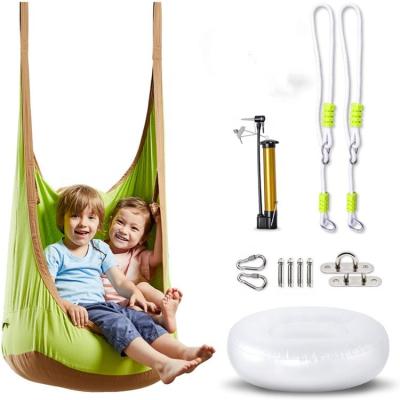 China Modern Colorful Folding Hanging Pod Swing Seat Indoor And Outdoor Canvas Hammock For Kids for sale