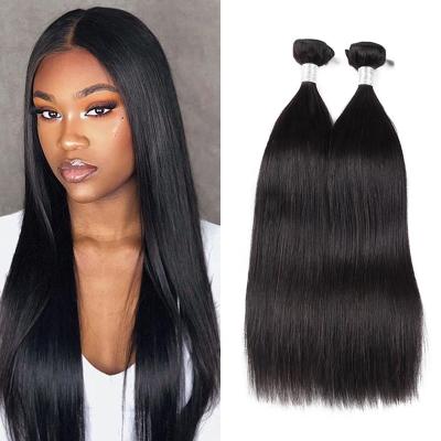 China Silky Straight Wave Cuticle Aligned Human Hair 100% Brazilian Straight Hair Bone Hair Extension for sale