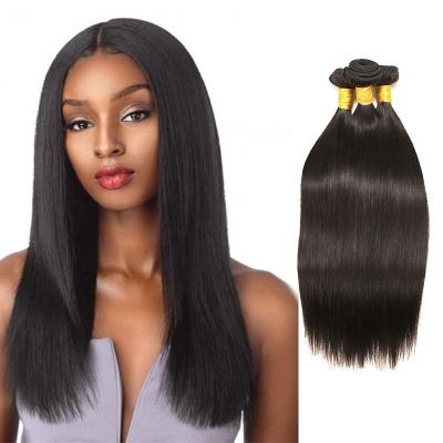 China Silky Straight 100% Brazilian Straight Hair Bundles Natural Color 10A Virgin Cuticle Aligned Hair Weave Bundles Extensions for sale