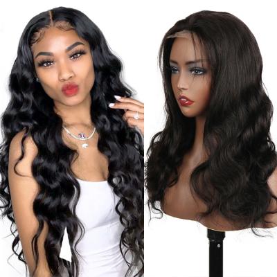 China Brazilian Remy Hair Hd Transparent 5x5 Lace Front Human Hair Wigs For Women Colored Body Wave Brazilian Remy Hair Lace Front Human Hair Wigs for sale