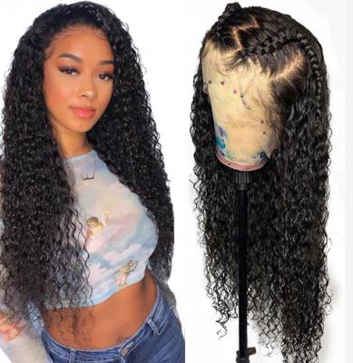 China Remy Hair HD Brazilian Kinky Curly Lace Front Human Hair Wig 5x5 Curly Kinky Curly Hair Wigs for sale