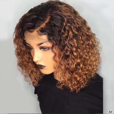 China Wholesale Curly Curly 100% Brazilian Hair HD Front Lace Human Hair Wig Transparent Curly Water Wave Virgin 30 Inches For Color Women for sale