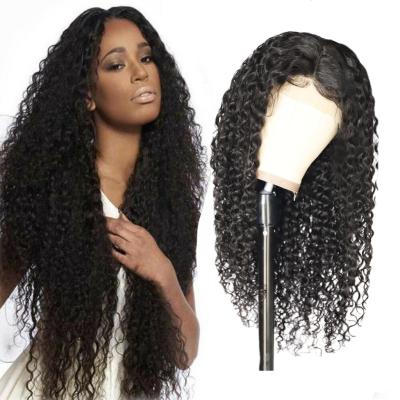 China Natural Peruvian Baby Hair Glueless Curly Curl 30 Inch Brazilian Hair HD Front Lace Human Hair Wigs Transparent Virgin For Colored Women for sale