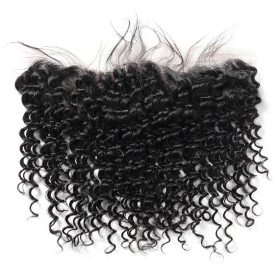 China 100% Direct Sellers Hair Factory Deep Wave Hair 4x4 13x4 360 Lace Frontal Deep Wave Clocure Natural Hair for sale