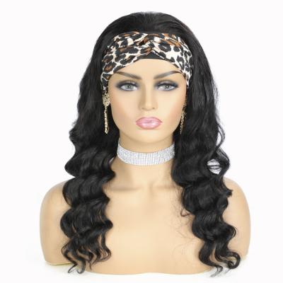 China Custom Barely Shedding Soft Thick Color 150% 180% 200% Density Hot Selling 100% Curly 30 Inch Deep Wave Women's Hairband Wig 100% Curly Wig for sale