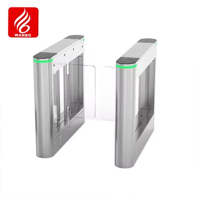 China Swing Barrier Gate Access Control System Fingerprint RFID Card Biometric Access Control for sale