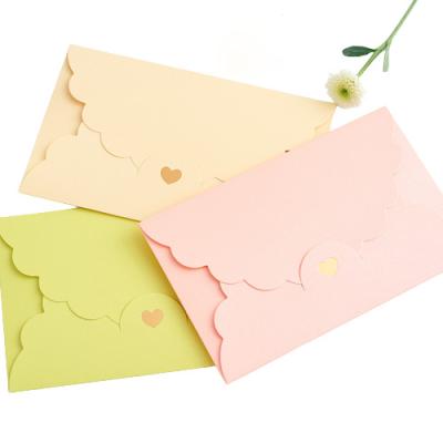 China Gift & Open Many Colors Pearl Paper Card Gold Foil Edges Wedding Thank You Card Envelope Greeting And Business Card Envelope for sale