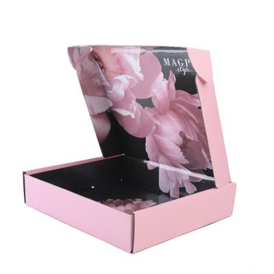 China Recyclable Paper Box Custom Foldable Corrugated Paper Box Packaging Corrugated Mailing Card Board Board Boxes for sale