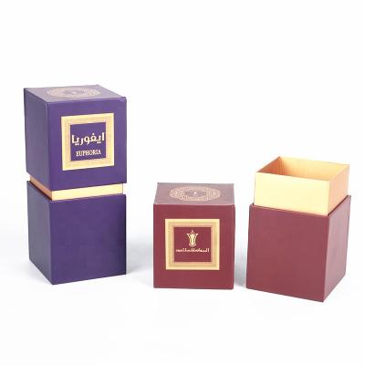 China Recyclable High Quality Cardboard Lid And Base Gift Box With Ribbon for sale