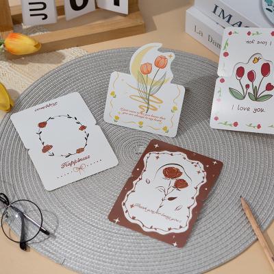 China Gift Birthday Custom Children's Day Greeting Card Wedding Blessing Message Card Florist Blessing Message Cards for sale