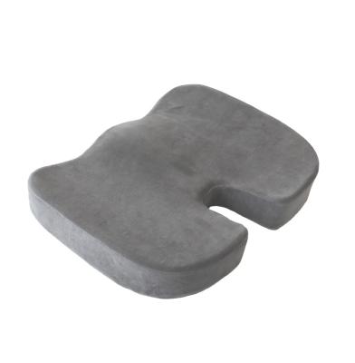 China PORTABLE Orthopedic Memory Foam Car Gray Memory Foam Seat Cushion Coccyx Cushion Therapeutic Seat for sale