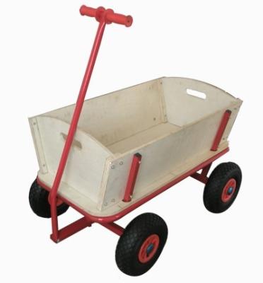 China Tools TC1812 Children Wooden Trolley Garden Tool Cart for sale