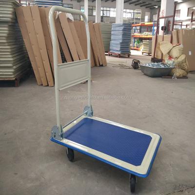 China Warehouse Easy Folding Platform Cart , Cheap Stainless Steel Folding Platform Heavy Duty Hand Truck for sale