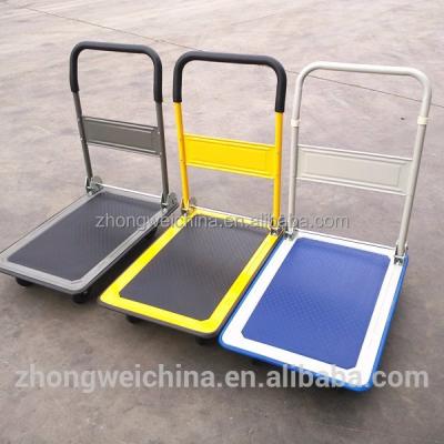 China Cheap Heavy Duty Easy Folding 150KG Easy Folding Hand Pallet Truck for sale