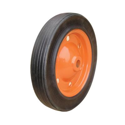 China 16 Inch Industrial Tire 4.00-8 Durable Solid Rubber For Wheelbarrow for sale