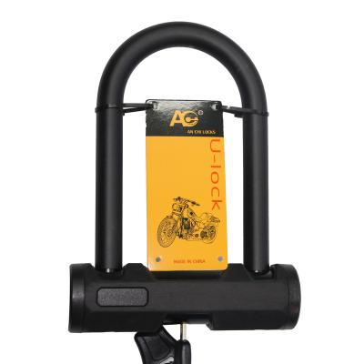 China Durable High Security Anchi U Shape Lock For ACU4829 Security Angular Bicycle Accessories Portable Bicycle U Lock for sale