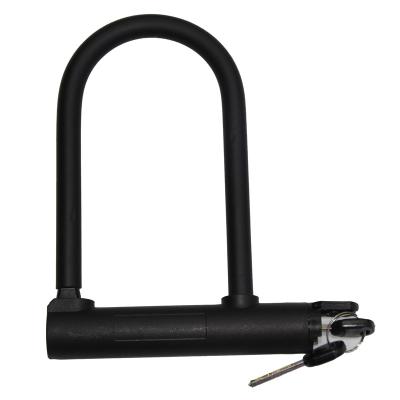 China Anchi ACU4853 Portable Bike U Shape Lock With Keyhole Cover 2Keys Bike Security Accessories U Lock for sale