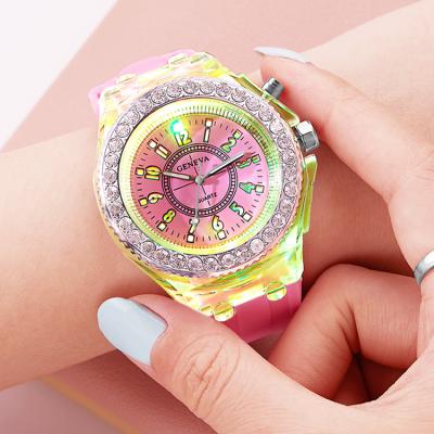 China Silicone Reloj Children's Watches Luminous Luminous Children's Watch Luminous For Children's Watch Infantil UHR for sale