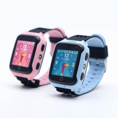 China Waterproof Touch Screen Smart Remote Full Child Stop GPS Tracker Child GPS Navigation Books Location 400mAh SOS Smart Watches for sale