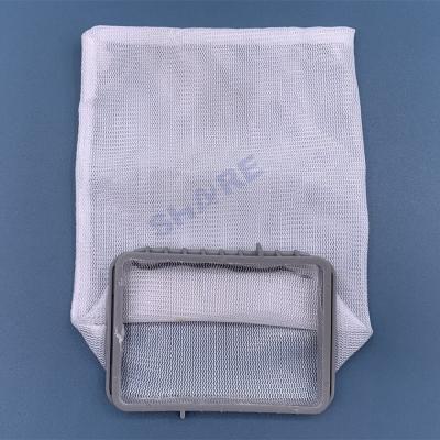 Cina Washing Machine Lint Trap Filter Net Bag Clamp Size 73x55mm Wear Resistant Optimal Nylon Net, in vendita