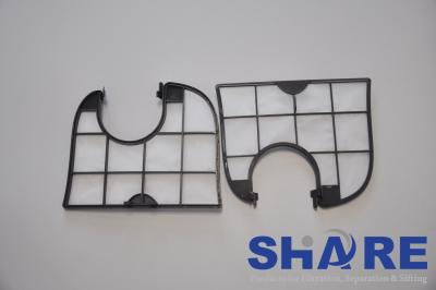 China Air Conditioner Plastic Filter Mesh , Polypropylene Mesh Screen Surface Filtration Type for sale