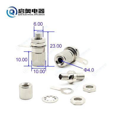 China Brass Binding Copper 6MM Nickel Plated Post Metal Post Terminal Connector for sale