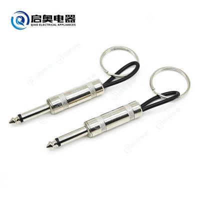 China Mono 6.35 Mm Plug Connector 1/4 Inch Jack For Microphone JY21-1069 for sale