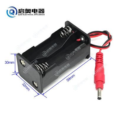 China ABS 6V Black Battery Holder Back To Rear 4xAA Battery Holder for sale