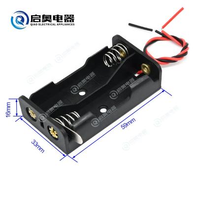 China ABS 2X1.5V AA Battery Holder With Metal Knife Switch for sale