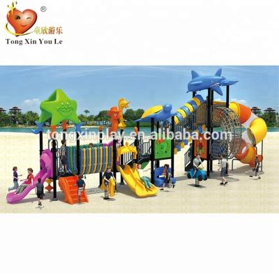 China Cheap Plastic Playground Commercial Playground Sets Outdoor Used Equipment Playground Slide For Sale for sale