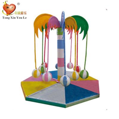 China Wood +pvc+ plastic pipe +galvanized kids indoor playground electric coconut tree for sale