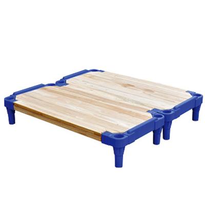 China Children's plastic and wooden wooden and plastic bed for sleep for sale