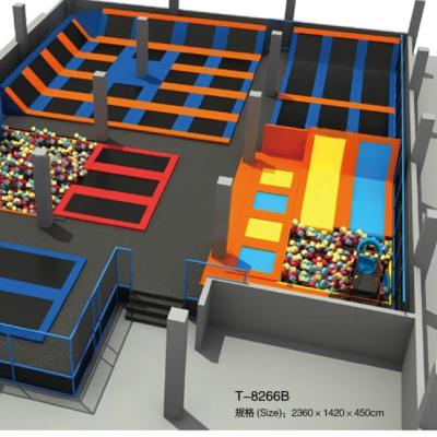 China Indoor Active Jumping Kids Bed Trampoline Park With New Design Many Sizes for sale