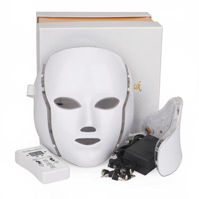 China 7 Colors Skin Tightening Led Mask Tightening Skin Spot Removal Light Therapy Facial Machine Galvanic Led Mask for sale