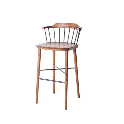 China Modern Luxury Restaurant Chairs Furniture Brown Black Frame Bar Chairs for sale