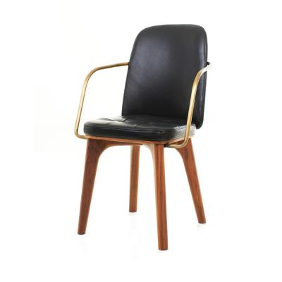 China Modern Nordic Wholesale Furniture Solid Wood Farmhouse Wooden Dining Chair for sale