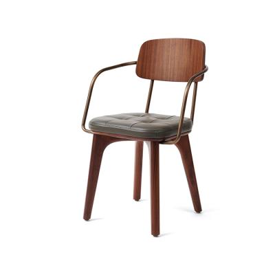 China Modern Modern Simplicity Dining Chair With Armrests For Cafe for sale